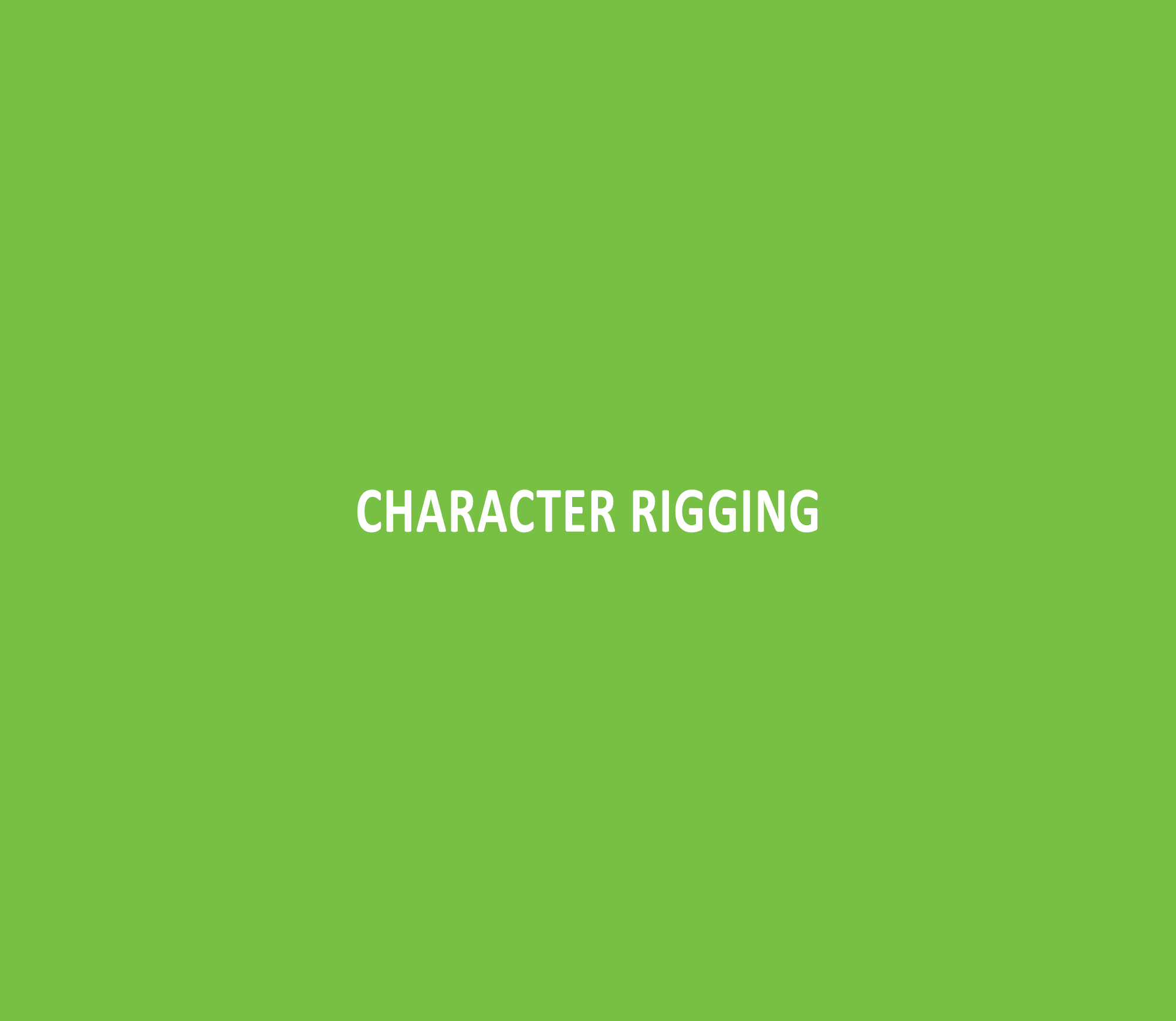 Character Rigging