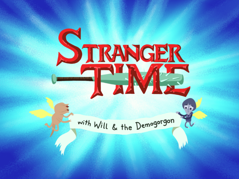 Stranger Things Adventure Time title mashup